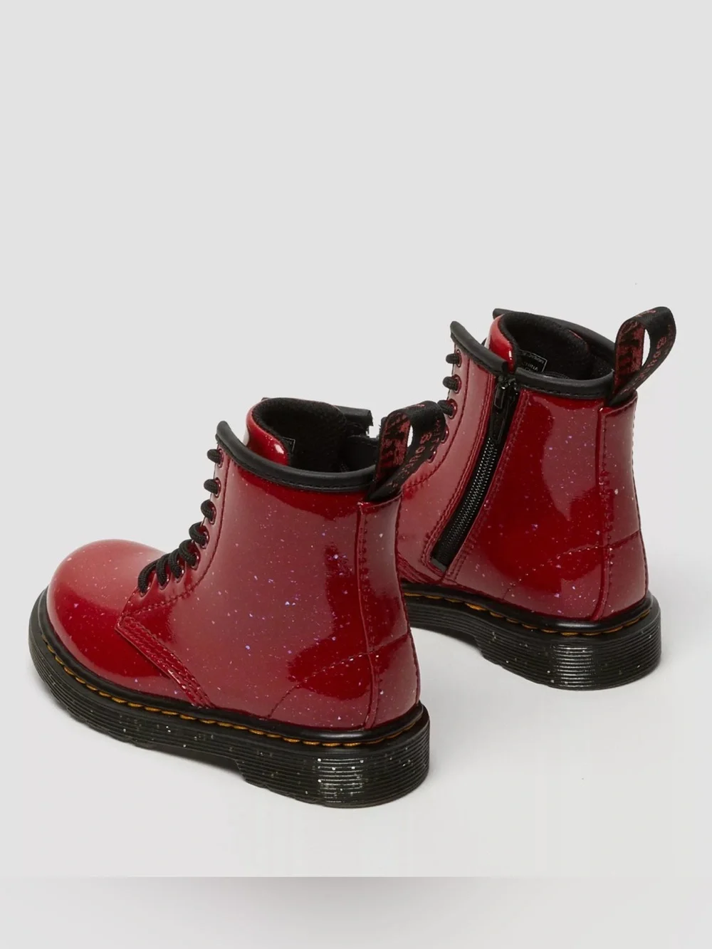 Dr. Martens Toddler 1460 Glitter Lace Up Boots - Size 2